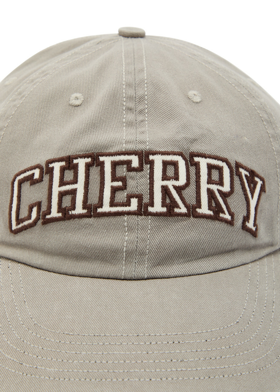 Cherry Los Angeles Logo-embroidered Cotton cap - Grey - One Size