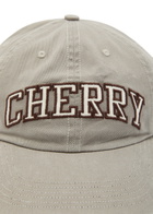 Cherry Los Angeles Logo-embroidered Cotton cap - Grey - One Size