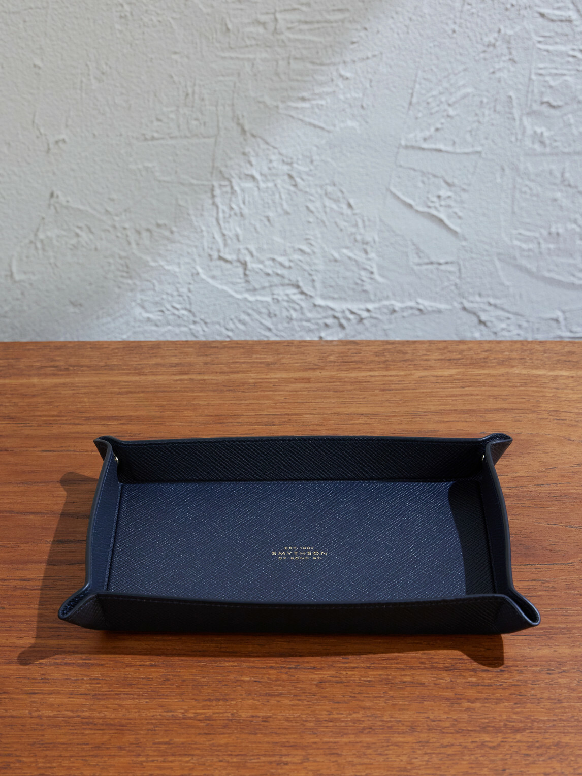 Smythson - Panama Cross-Grain Leather Trinket Tray