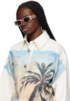 Palm Angels Pink Noah Sunglasses
