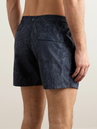 Etro - Straight-Leg Mid-Length Paisley-Print Swim Shorts - Blue