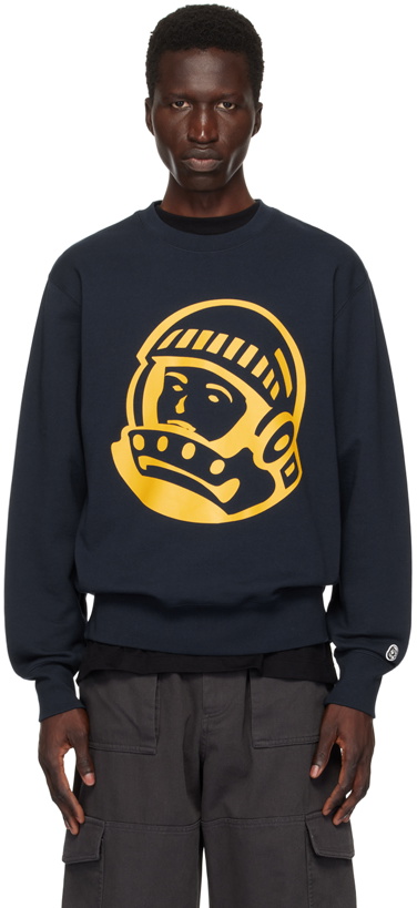 Photo: Billionaire Boys Club Navy Helmet Logo Sweatshirt
