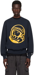 Billionaire Boys Club Navy Helmet Logo Sweatshirt