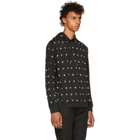 McQ Alexander McQueen Black and White Swallow Big Hoodie