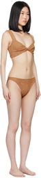 Hunza G Brown Juno Bikini