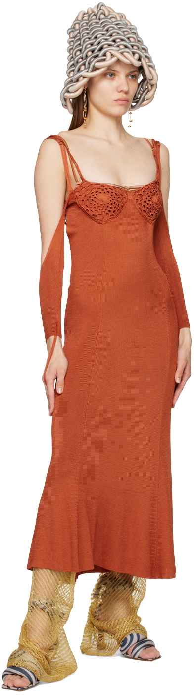 Isa Boulder SSENSE Exclusive Red Other Reality Maxi Dress