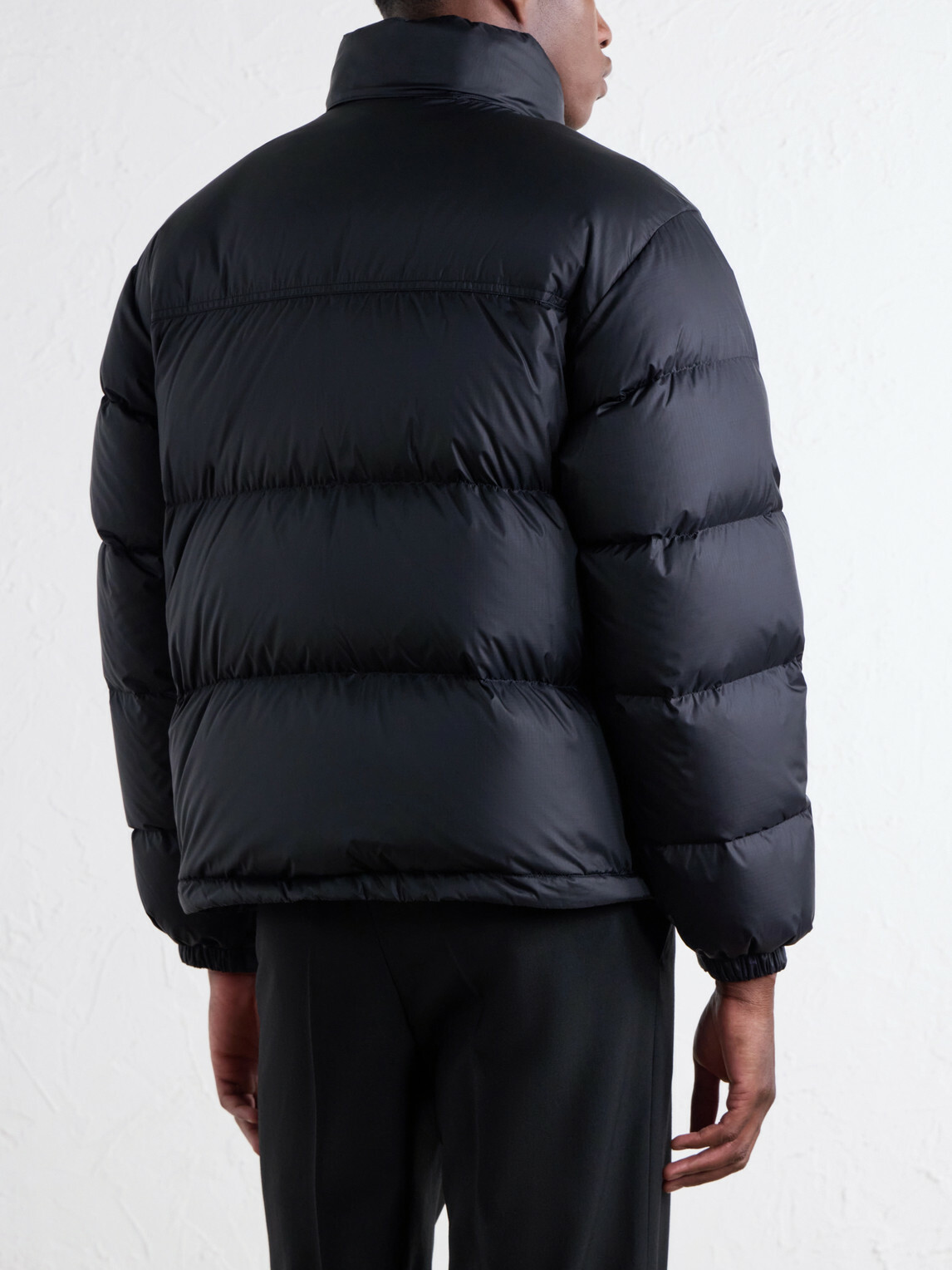 Burberry - Highlands Logo-Embroidered Quilted Shell Down Jacket - Black