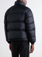 Burberry - Highlands Logo-Embroidered Quilted Shell Down Jacket - Black