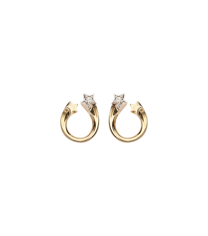 Photo: Roxanne First Shooting Star 14kt gold (585/1000) earrings with diamonds