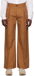 Winnie New York Tan Pleated Trousers