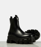 Prada Monolith leather Chelsea boots