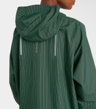 Loewe x On Storm striped half-zip jacket