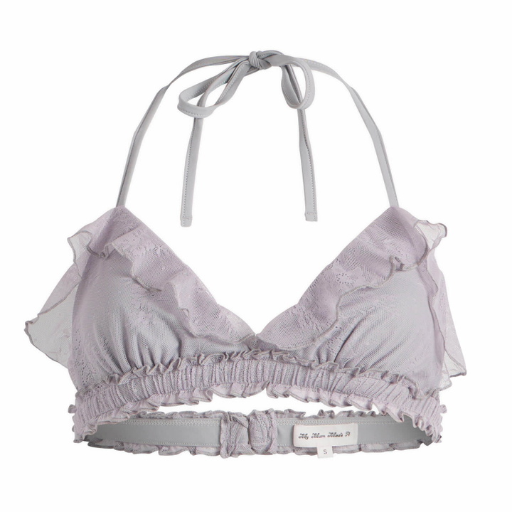 Photo: My Mum Made It Women's Lace Frill Bikini Top in Wisteria