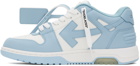 Off-White White & Blue Out Of Office Sneakers