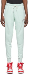 Nike Blue Fleece Lounge Pants