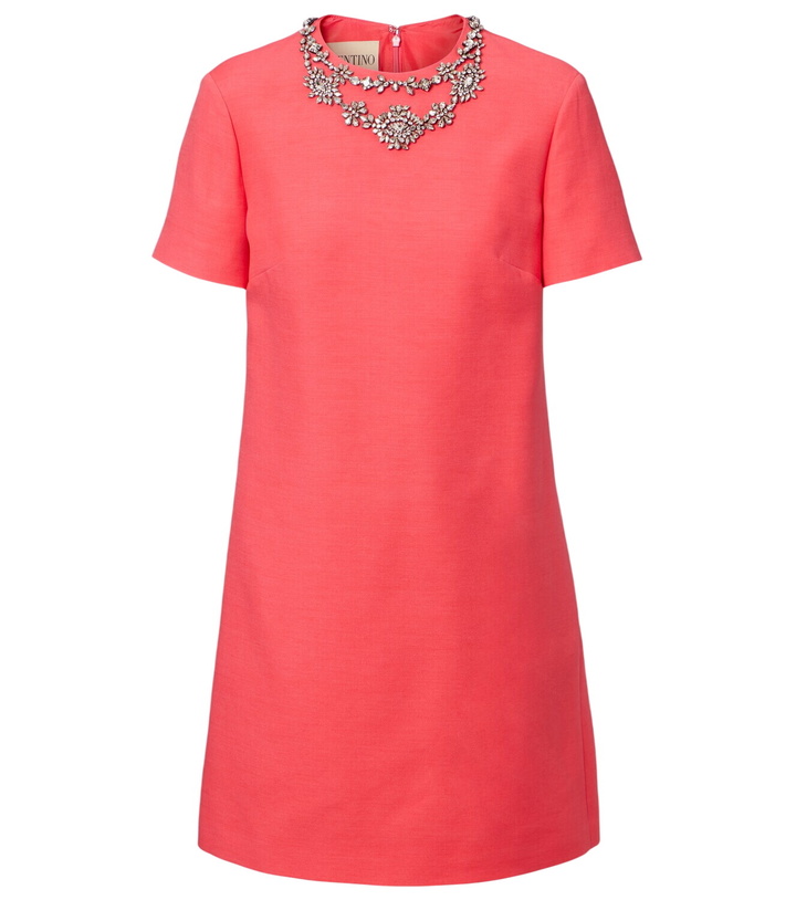 Photo: Valentino Crepe Couture embellished minidress