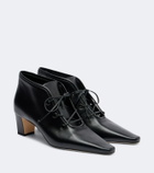 Manolo Blahnik Fuxa leather lace-up boots