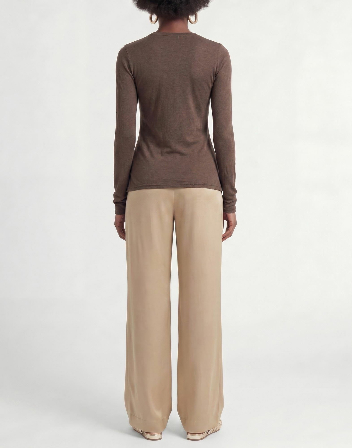 Crossley Womens T-shirt Dark in Brown