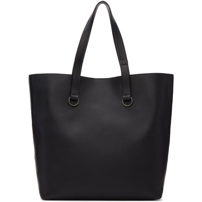 Photo: Maison Margiela Black Leather Shopping Tote