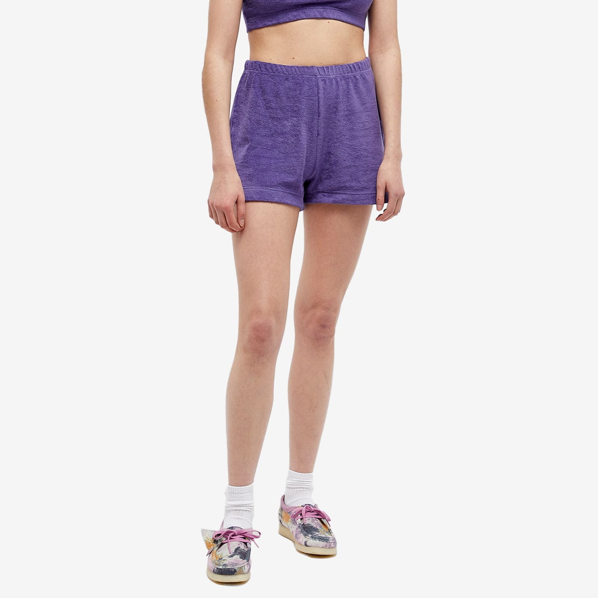 Howlin by Morrison Women's Howlin' Velour Wonder Short in Violet Dreams