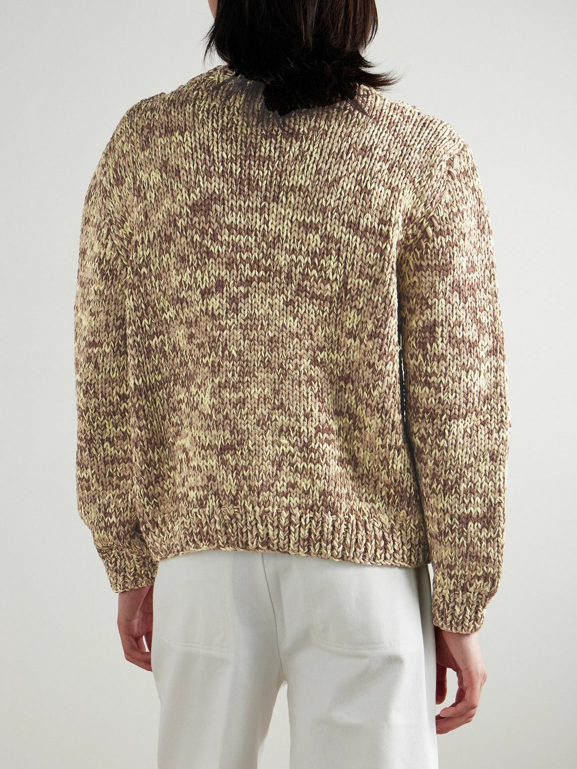 Federico Curradi - Ribbed Mulberry Silk Sweater - Brown