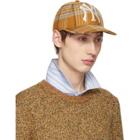 Gucci Tan NY Yankees Edition Plaid Patch Cap