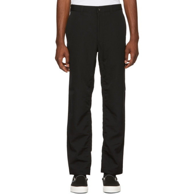 Photo: Comme des Garcons Homme Black Wool Trousers