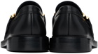 Moschino Black College Loafers