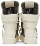 Rick Owens Grey Geobasket Sneakers