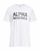 Alpha Industries Mens T-shirt in White
