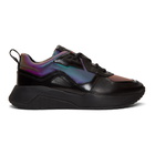 Hugo Black Iridescent Atom Running Sneakers