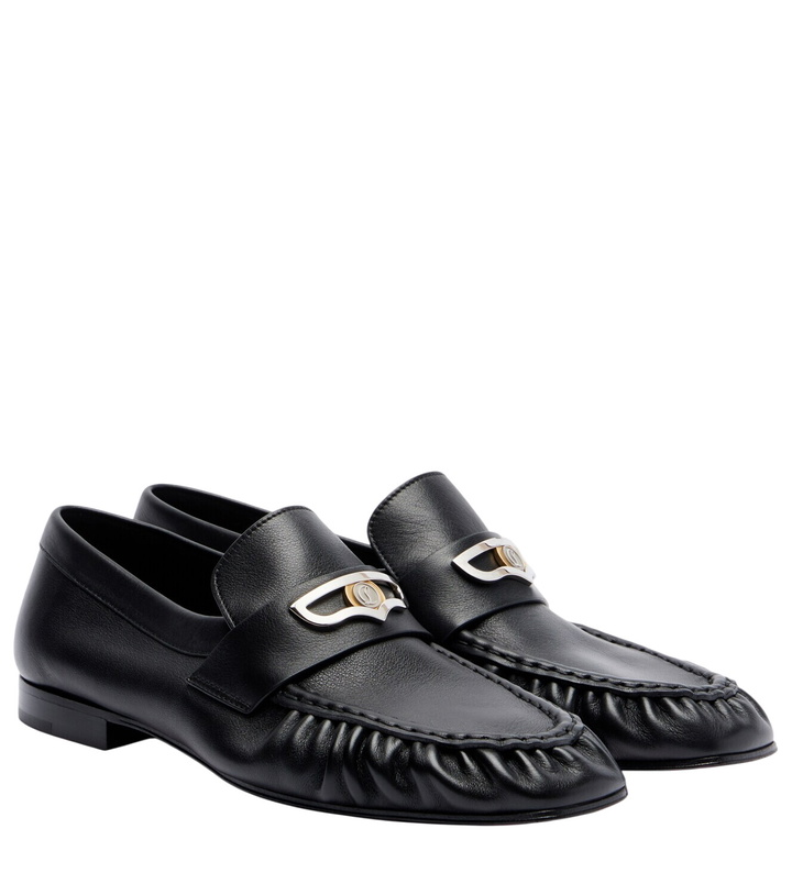 Photo: Christian Louboutin Mocallista leather penny loafers