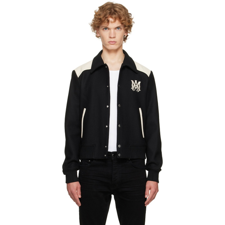 Photo: AMIRI Black & Off-White MA Band Jacket