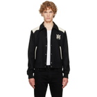 AMIRI Black & Off-White MA Band Jacket