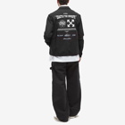 Off-White Men's Exact Opp Zip Hybrid Shirt Jacket in Black