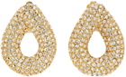 Recto Gold Sugar Powder Donut Earrings