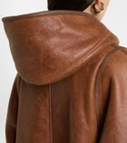 Isabel Marant Amiel shearling-lined leather jacket