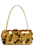 Rabanne Embellished Metallic Leather Shoulder bag - Gold - One Size