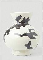 Sanur Painted Vase in Cream