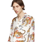 Wacko Maria White and Multicolor Tim Lehi Edition Hawaiian Shirt