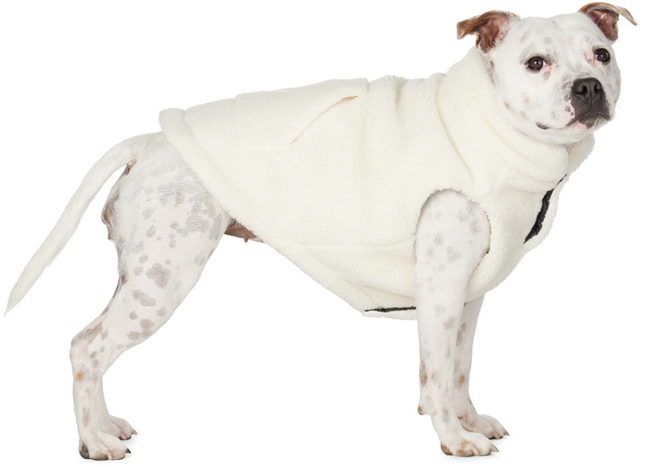 Photo: Moncler Genius Black & Off-White Poldo Dog Couture Edition Teddy Reversible Vest