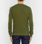 Loro Piana - Garment-Dyed Ribbed Cashmere Sweater - Men - Green