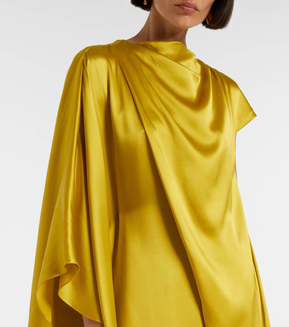 Roksanda Hiba caped silk gown