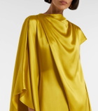 Roksanda Hiba caped silk gown