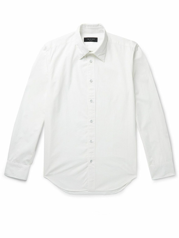 Photo: Rag & Bone - Zac 365 Slim-Fit Cotton-Poplin Shirt - White