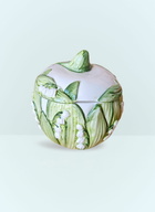 Les-Ottomans Lily Of The Valley Sugar Pot