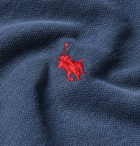 Polo Ralph Lauren - Garment-Dyed Fleece-Back Cotton-Blend Jersey Sweatshirt - Blue