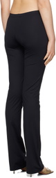 BINYA Black Elasticized Trousers