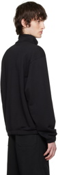 Serapis Black Half-Zip Sweater