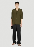 Saint Laurent - Mid Sleeve Shirt in Khaki